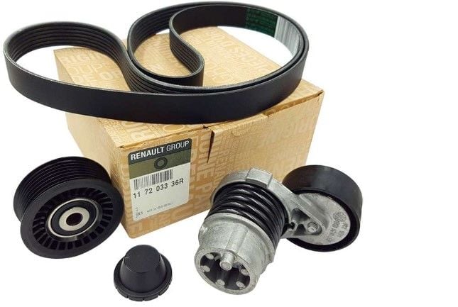 Renault Megane 4 - IV (1.2 TCE H5F) Alternatör Kayış Seti - 117203336R - Renault Mais