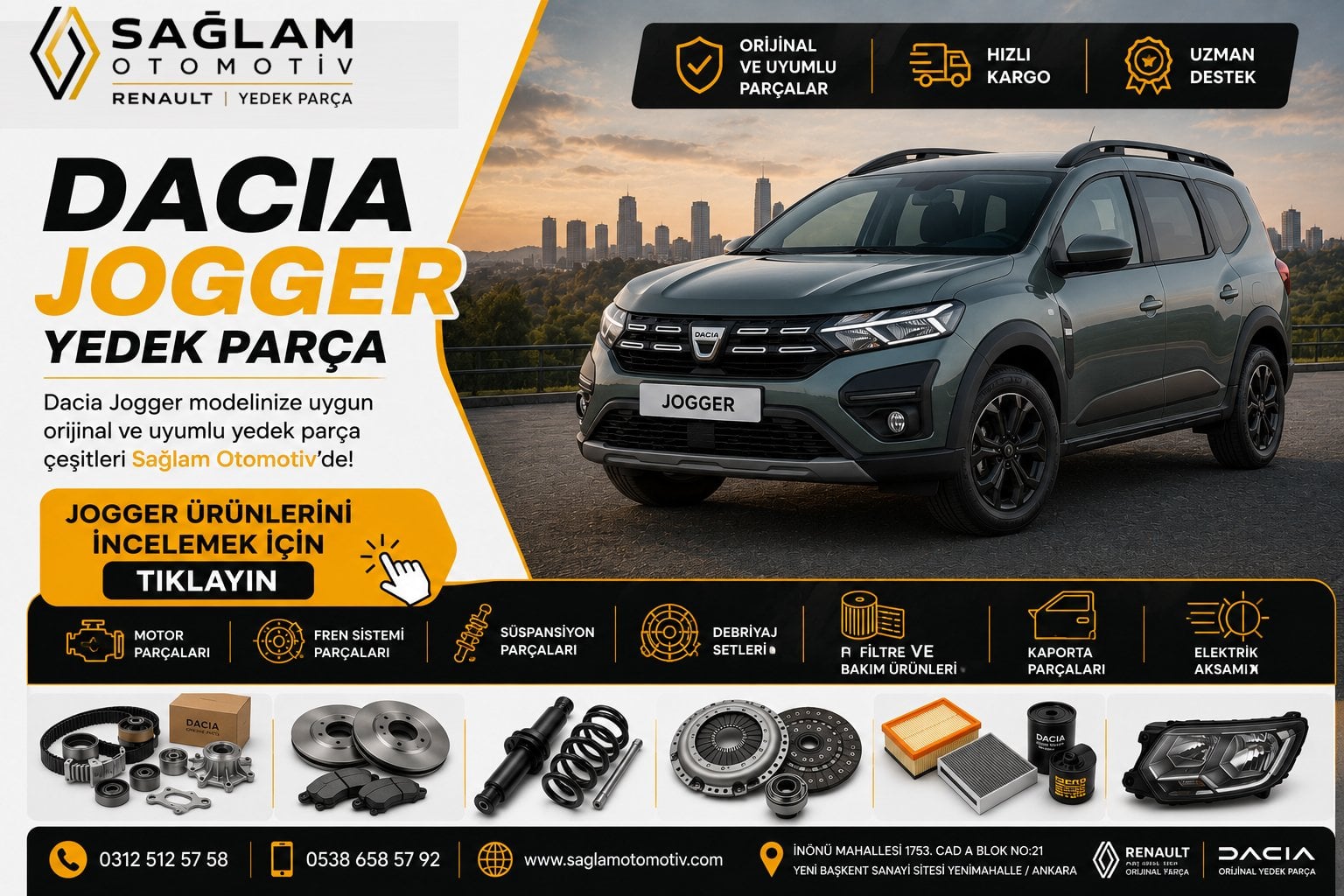 Dacia Jogger Yedek Parça