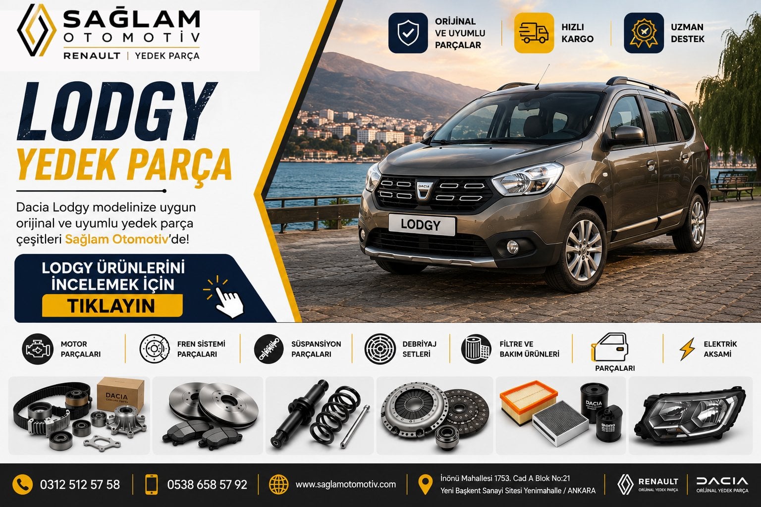 Dacia Lodgy Yedek Parça