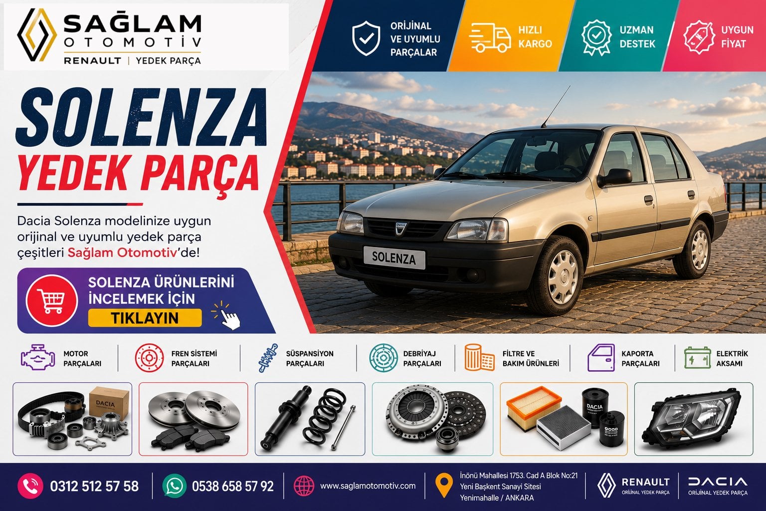 Dacia Solenza Yedek Parça
