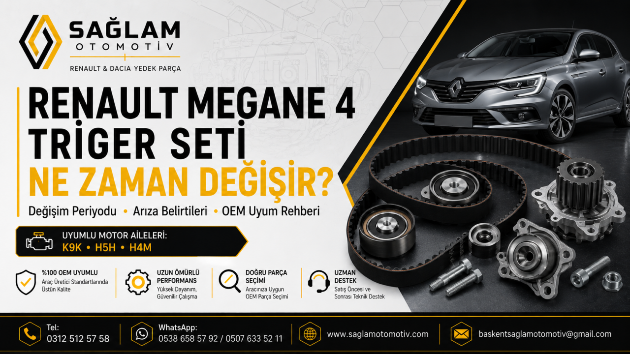 Renault Megane 4 Triger Seti Ne Zaman Değişir?