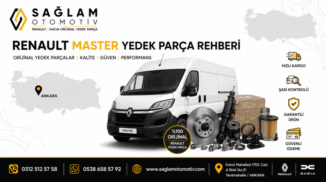 Renault Master Yedek Parça Rehberi: Doğru Parçayı Nasıl Seçersiniz?