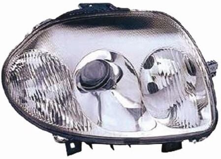 Renault Clio II - 2 / Symbol - Sağ Elektrikli H7+HB3 Far - 7701045175 - 7701050666