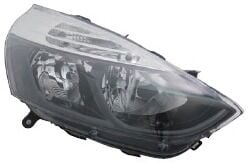 Renault Clio IV - 4 - Sağ Elektrikli Siyah H7/H1 Far - 260103127R