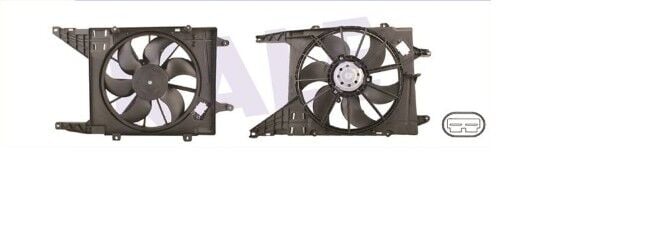 Renault Megane 1 - I Fan Motoru + Davlumbazı Komple - 7701051497 - Kale