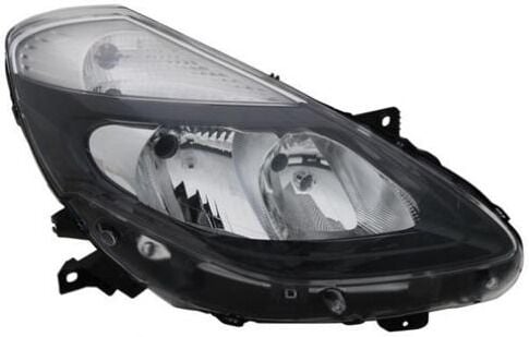 Renault Clio III - 3 - Sağ Elektrikli Siyah H7+H7 Far - 260103856R - 7701072013