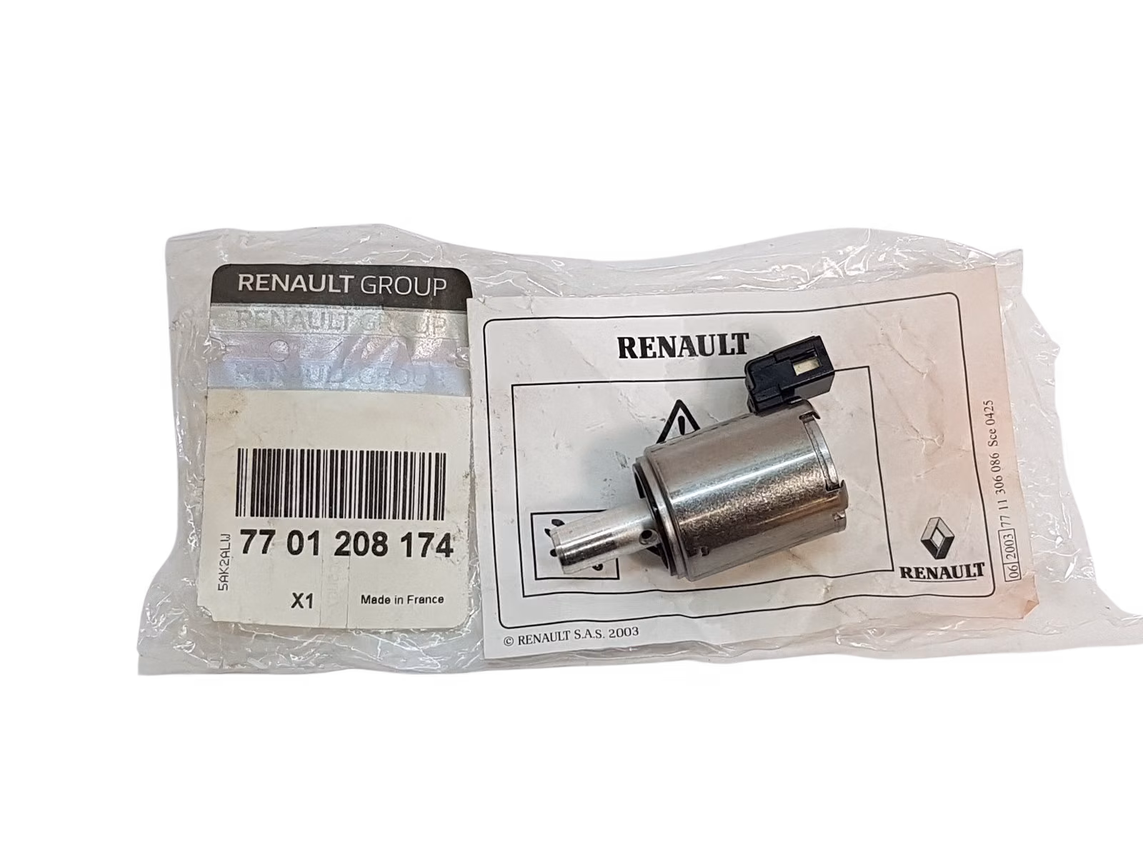 Renault Clio / Symbol / Thalia / Megane / Scenic / Laguna Otomatik Şanzuman Selenoid Elektrovanası - 2574.16 - 7701208174 - 7700870238