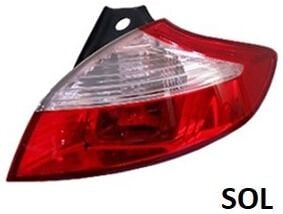Renault Megane III - 3 HB 2009 - Sol Stop Lambası Siyah - 265550548R