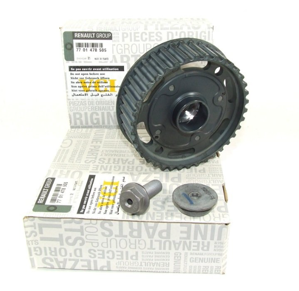 Renault Clio 2 - II - Clio 3 - III - / Eksantrik Yağlı Kasnak - (1.6 16 Valf K4M) - 7701478505 -Mais