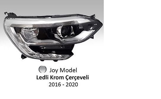 Renault Megane 4 - IV Ledli Sol Ön Far Lambası Krom Çerçeveli - 260605154R - Ayfar