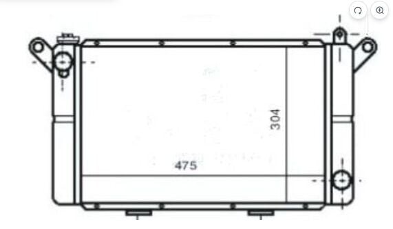 Renault 12 Su Radyatörü - 7702247461 - Kale