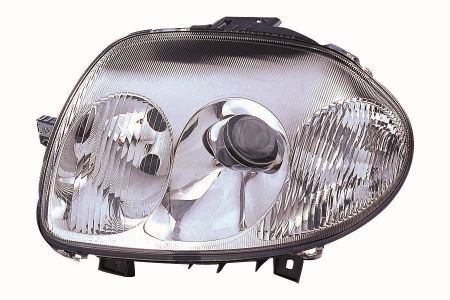 Renault Clio II - 2 / Symbol - Sağ Elektrikli H7+HB3 Far - 7701045175 - 7701050666