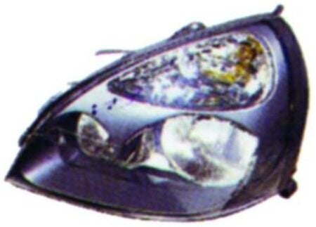 Renault Clio II - 2 / Clio III - 3 - Sol Ön Elektrikli Siyah Far - 7701054058