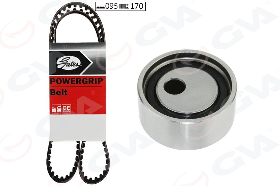Renault R9 / R19 / Symbol / Clio / Kangoo / Megane / Twingoo / Express / Dacia Logan / Sandero / Solenza (1.4 8 Valf / D7F / D4F / E7J / K7J / D4F) Eksantrik Triger Kayış Seti - 7701472726 - 7701469833 - 1307700QAD