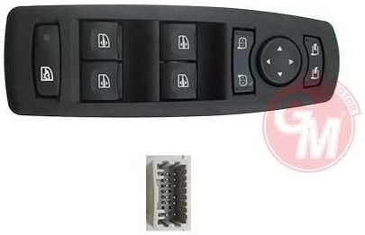 Renault Megane III - 3 - Cam Açma Anahtarı Kumanda Grubu Hacback - 809610016R - 254000006R