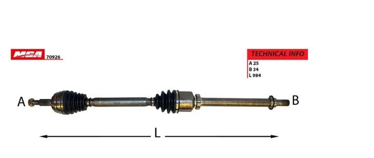Renault Fluence Otomatik Vites Sağ Ön Aks 6 İeri (1.5 Dci K9K) - 391000128R - 391006777R