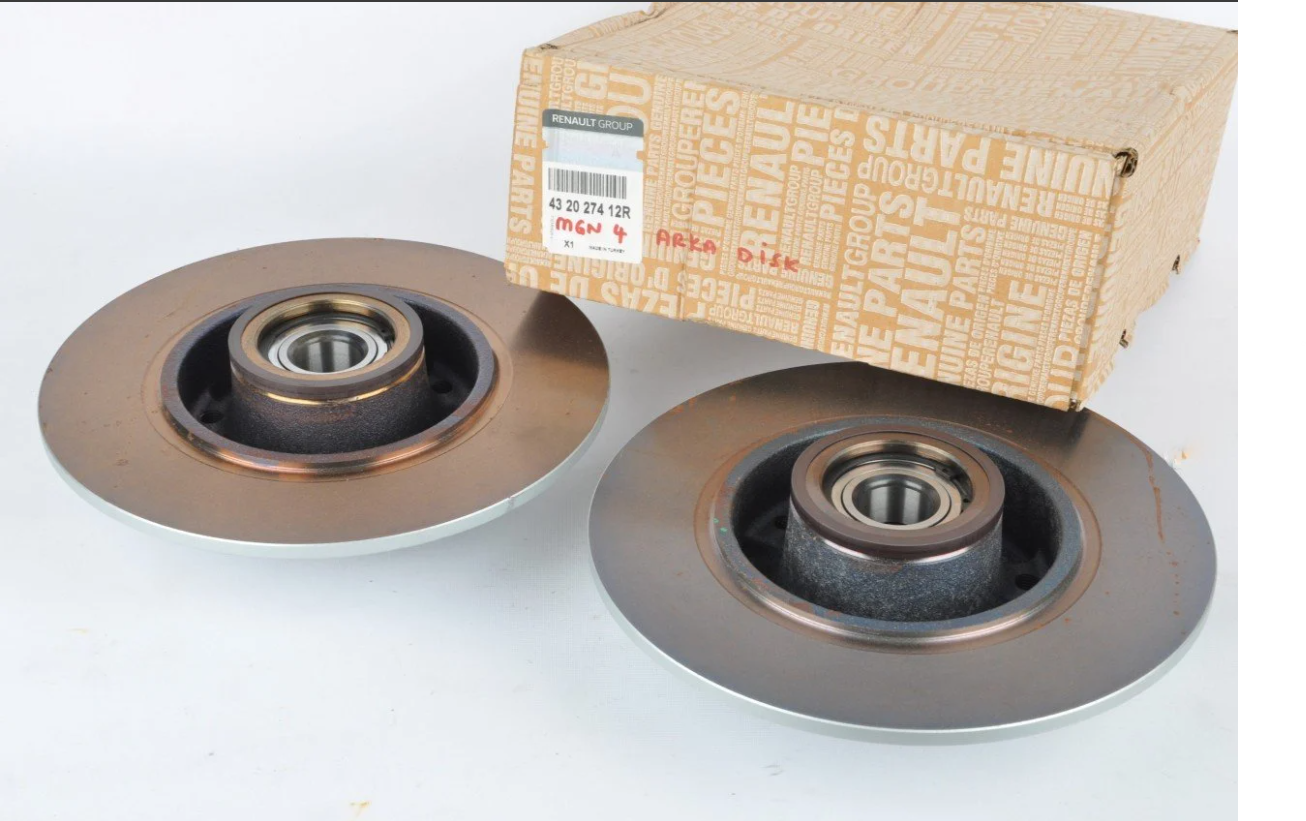 Renault Megane 4 - IV - Arka Fren Diski Rulmanlı Takım - 432000185R - 432027412R - Renault Mais