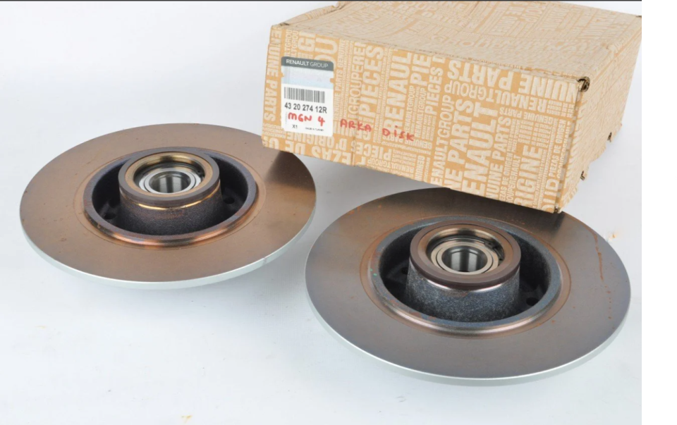 Renault Megane 4 - IV - Arka Fren Diski Rulmanlı Takım - 432000185R - 432027412R - Renault Mais