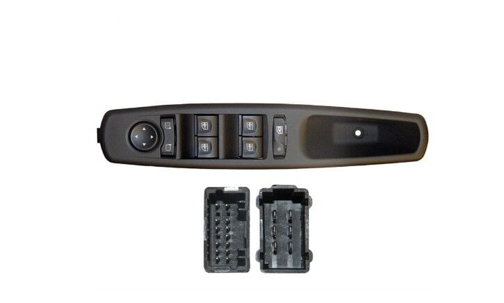 Renault Fleunce Ön Sol Cam Açma Kumanda Paneli / Butonu - 809610006R - 254000008R