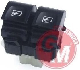 Renault Clio IV - 4 / Symbol I - 1 / Dacia Dokker / Sandero / Lodgy - Cam Açma Anahtarı Ön Sol - 254110431R - 254116484R