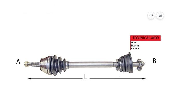 Renault Laguna 1-I Ön Aks Komple Sol - 7701470699 - Mga
