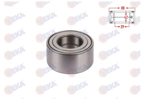 Renault Megane 4 - IV Ön Teker Porya Rulman / Bilyası  - 402108022R - Veka