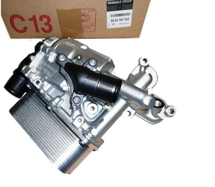 Renault Laguna 3 - III  (2.0 Dci M9R) Yağ Soğutucusu Komple - 8200797762 - Mais