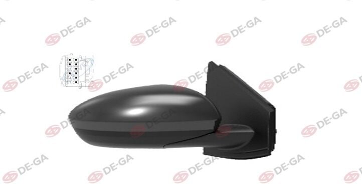 Dacia Jogger / Sandero 3 - III / Renault Taliant (2020-2022) Dış Dikiz Aynası Isıtmalı Sensörlü Kör Noktalı Sağ - 963017957R