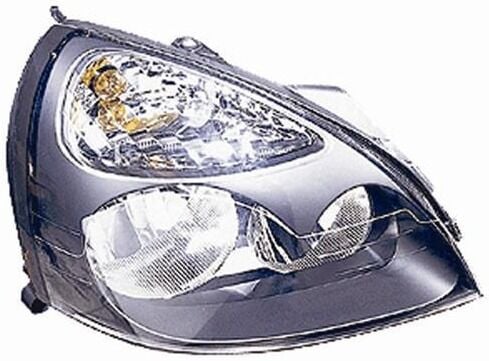 Renault Clio II - 2 / Clio III - 3 - Sağ Ön Elektrikli Gri Far - 7701057658