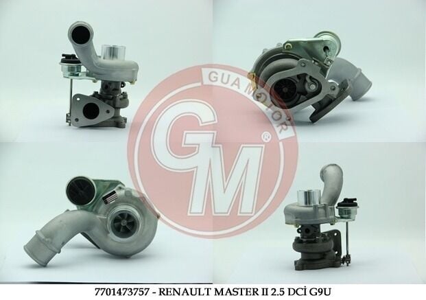 Renault Master II - 2 - Turbo Şarj 2.5 Dci G9U 110bg 120bg - 7701473757 - 7711134973