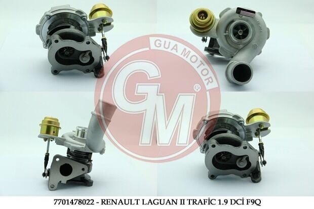 Renault Laguna II - 2 / Trafic II - 2 / Master - Turbo Şarj 9 Dci F9Q - 7701478022 - 7700105102