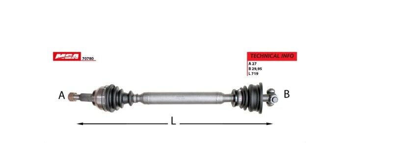 Renault Laguna 2 - II I (1.6 16 Valf K4M)Sol Ön Aks Koımple - 8200232886 - Mga