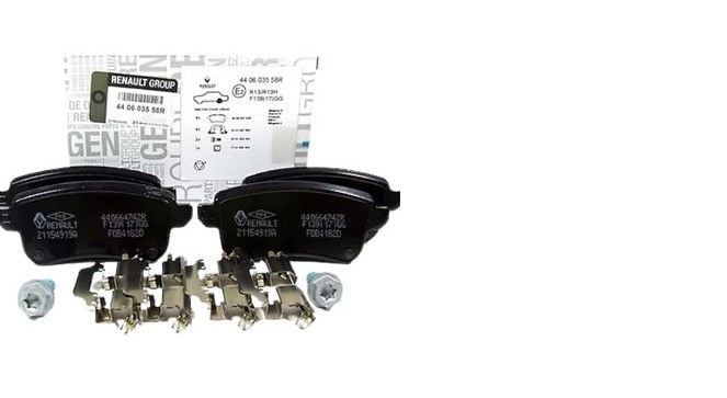 Renault Megane 4 - IV - Arka Fren Diski Balatası (Otomatik Elfren) - 440603558R - Renault Mais