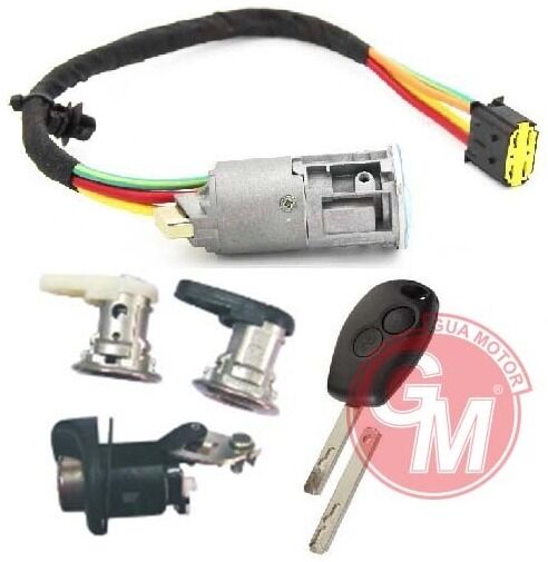 Renault Trafic II - 2 / Dacia Logan II - 2 / Sandero - Kontak - Anahtarı (4lü Set) 2012- 2010 - 6001551102 - 6001549589