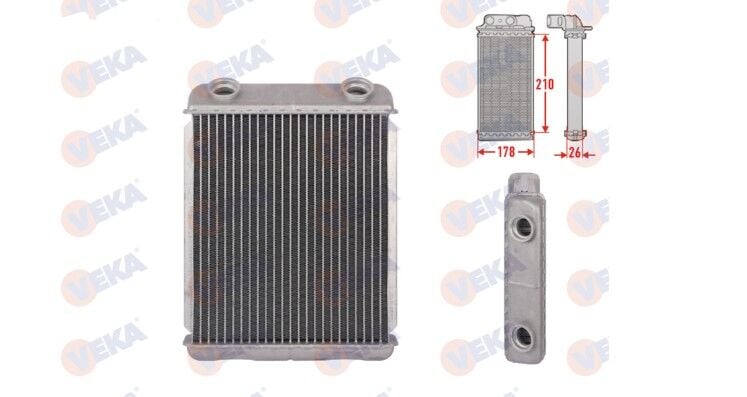 Renault Laguna 2 - II Kalorifer Radyatörü - 7701206524 - Veka