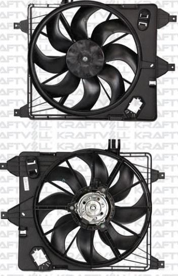 Renault Clio II Thalia / Kangoo Fan Motor + Pervane + Fan Şasesi - 7701070294 - 7701045816 - 7701070217