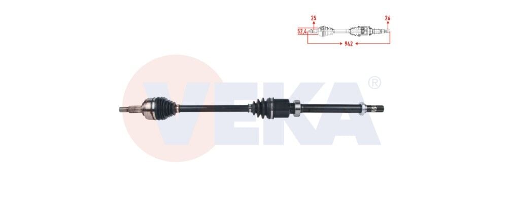 Renault Megane 4 - IV (1.6 SCE H4M) Sağ Ön Aks Komple - 391002304R