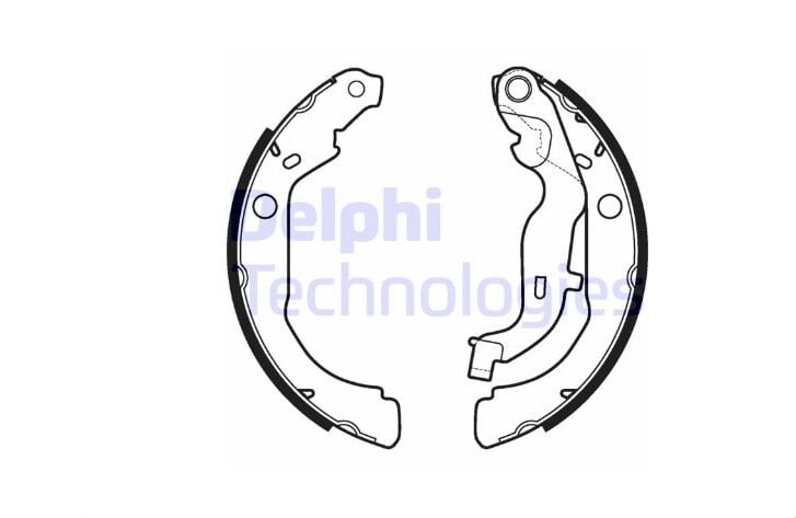 Dacia Duster Arka Fren Balata Takımı - 440605238R - Delphi