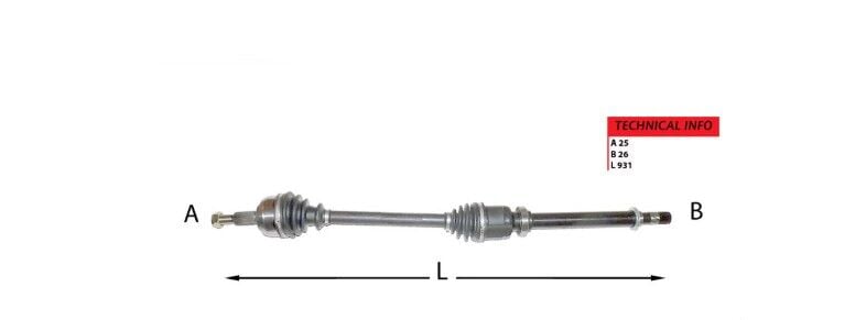 Renault Fluence Ön Sağ Aks Kompelk (1.5 Dci K9K) - 8200890089