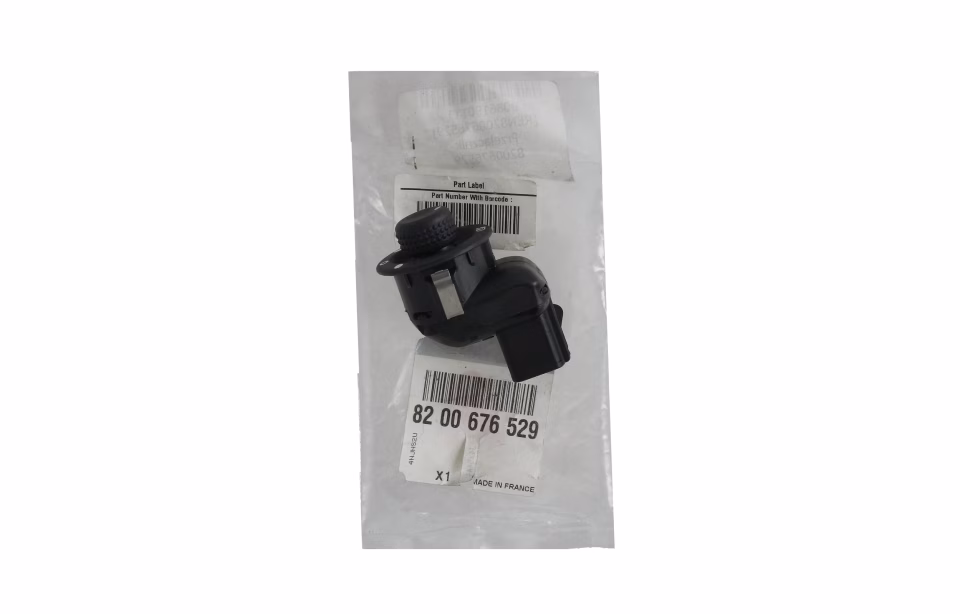 Renault Captur / Clio 4 - IV / Modus - Ayna Ayar Düğmesi Katlanır Tip (Joistik) - 8200676529 - 8200214921