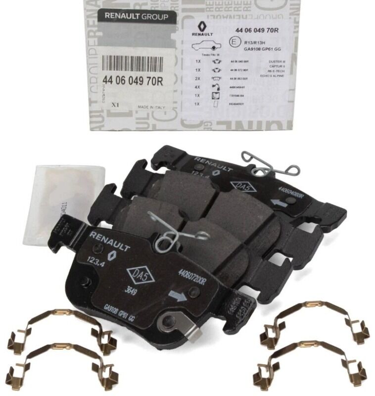 Renault Captur 2 - II / Dacia Duster 3 - III Arka Diskli Fren Balta Takımı - 440604970R