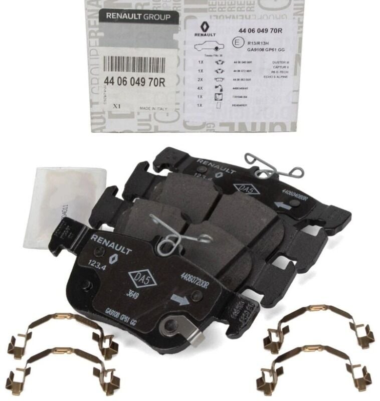 Renault Captur 2 - II / Dacia Duster 3 - III Arka Diskli Fren Balta Takımı - 440604970R