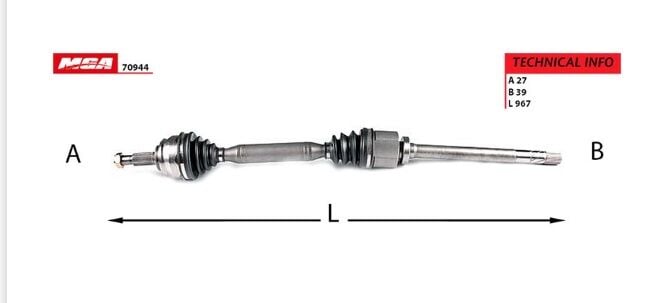 Renault Laguna 2-II Ön Aks Komple Sağ - 8200405445 - Mga