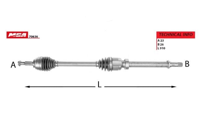 Renault Clio 4 - IV (1.5 Dci K9K) ABS ' Li Sağ Ön Teker Aks - 391010115R - 392410919R - MGA