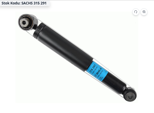 Renault Fluence Arka Amortisör - 562100664R - Sachs