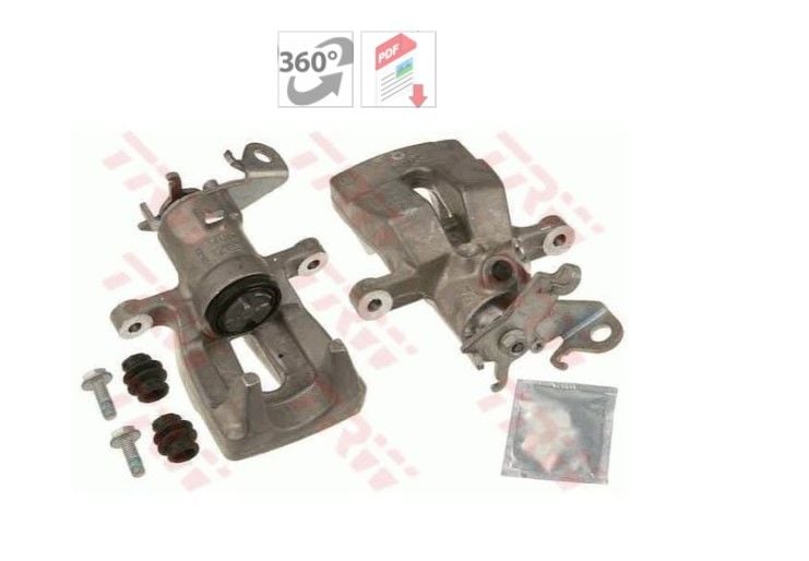 Renault Scenic 3 - III Arka Sol Fren Kaliper Merkezi - 7701207693 - 440119651R - TRW