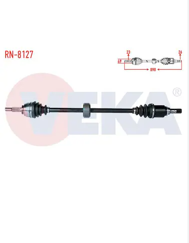 Renault Clio Symbol Joy - Dacia  Sandero 2 - II -Sağ Aks 391007857R - 391009727R - Veka