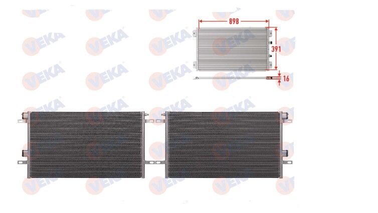 Renault Laguna 2 - II Klima Kondenser Radyatörü - 8200332852 - Veka