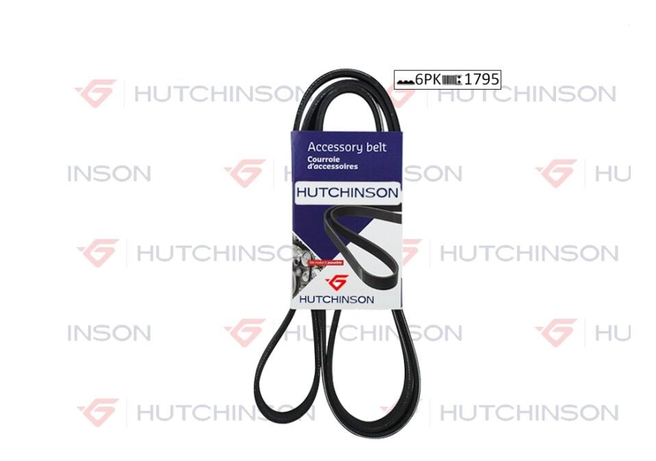 Renault Laguna 2 - II (6PK 1795) Alternatör V Kayışı Kanallı - 8200833570 - Hutchinson