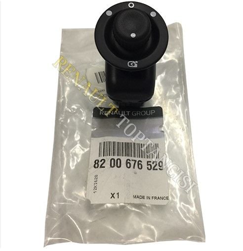 Renault Captur - Ayna Ayar Düğmesi Katlanır Tip (Joistik - Düğmesi) - 8200676529 - Renault Mais